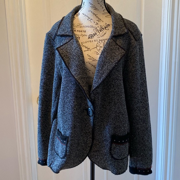 Dolcezza Sweater Blazer Size XL - Picture 2 of 7